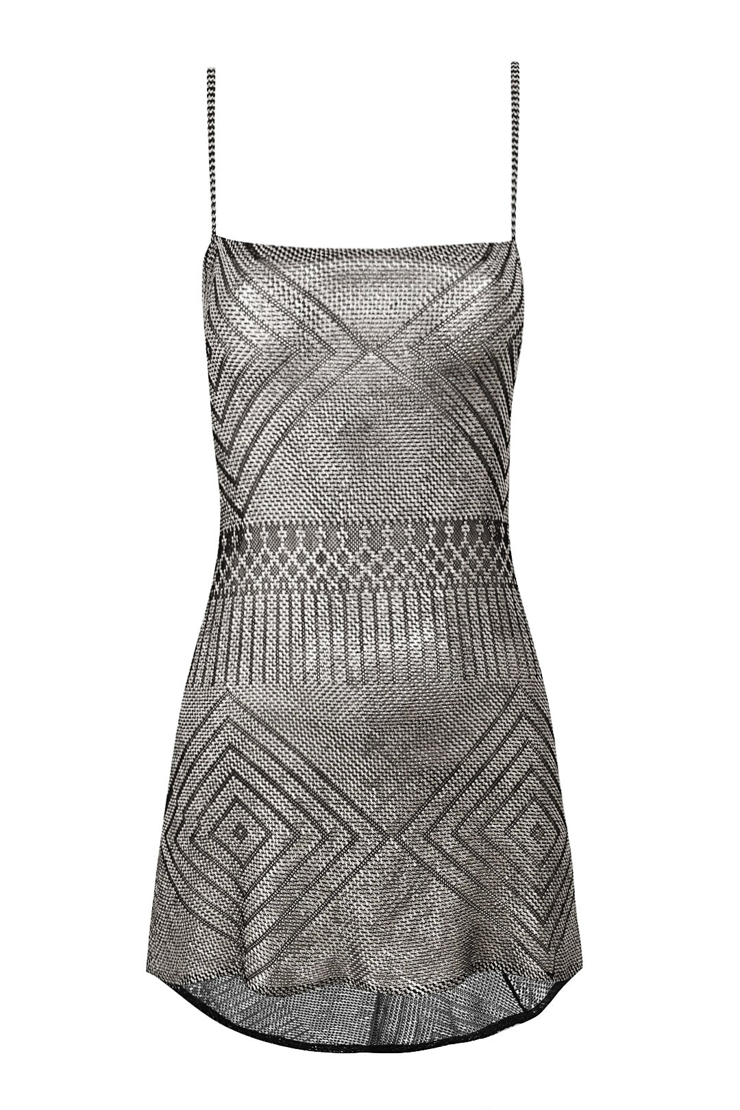 1920's Egyptian Black Diamond Mini Dress - Image 19