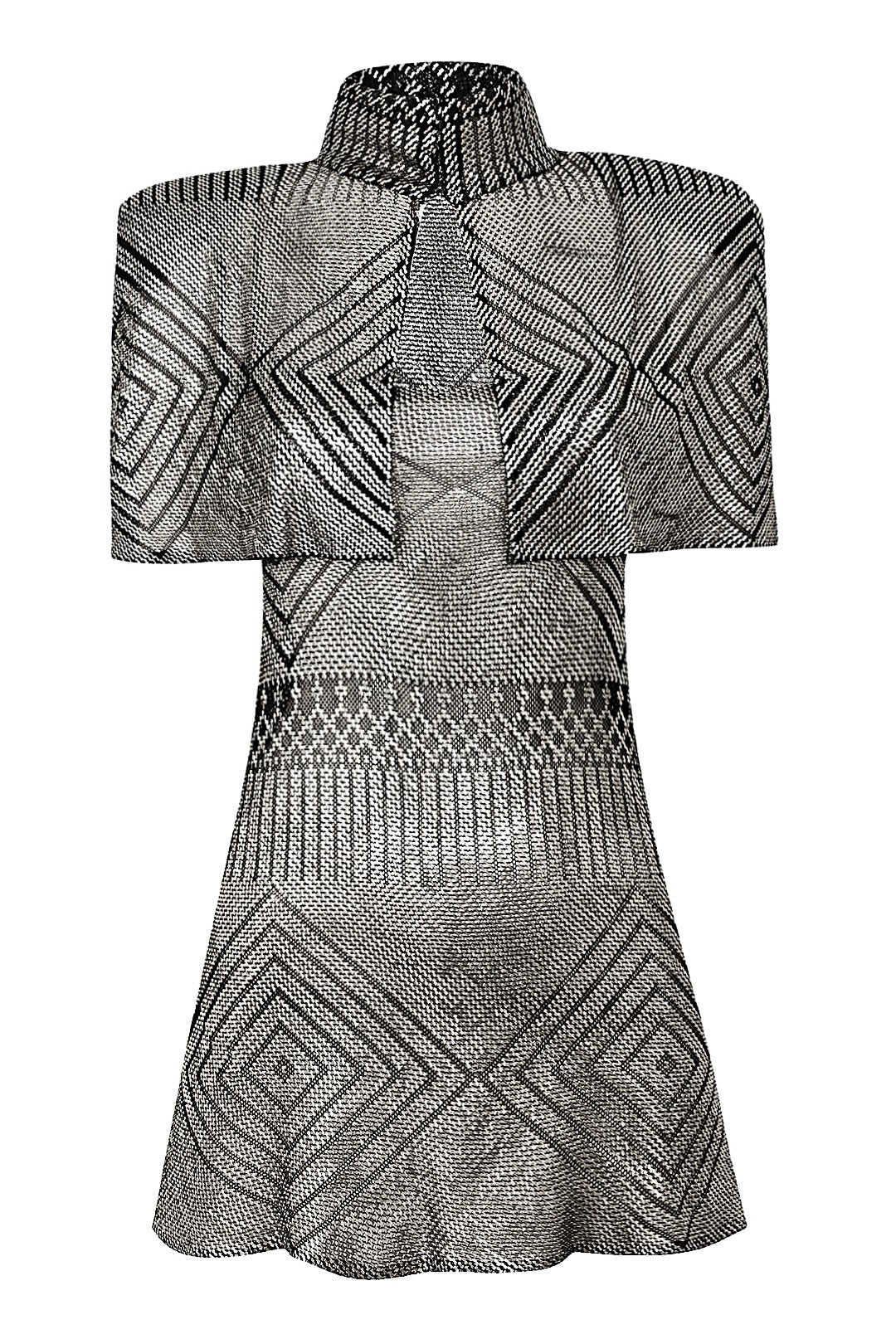1920's Egyptian Black Diamond Mini Dress - Image 22