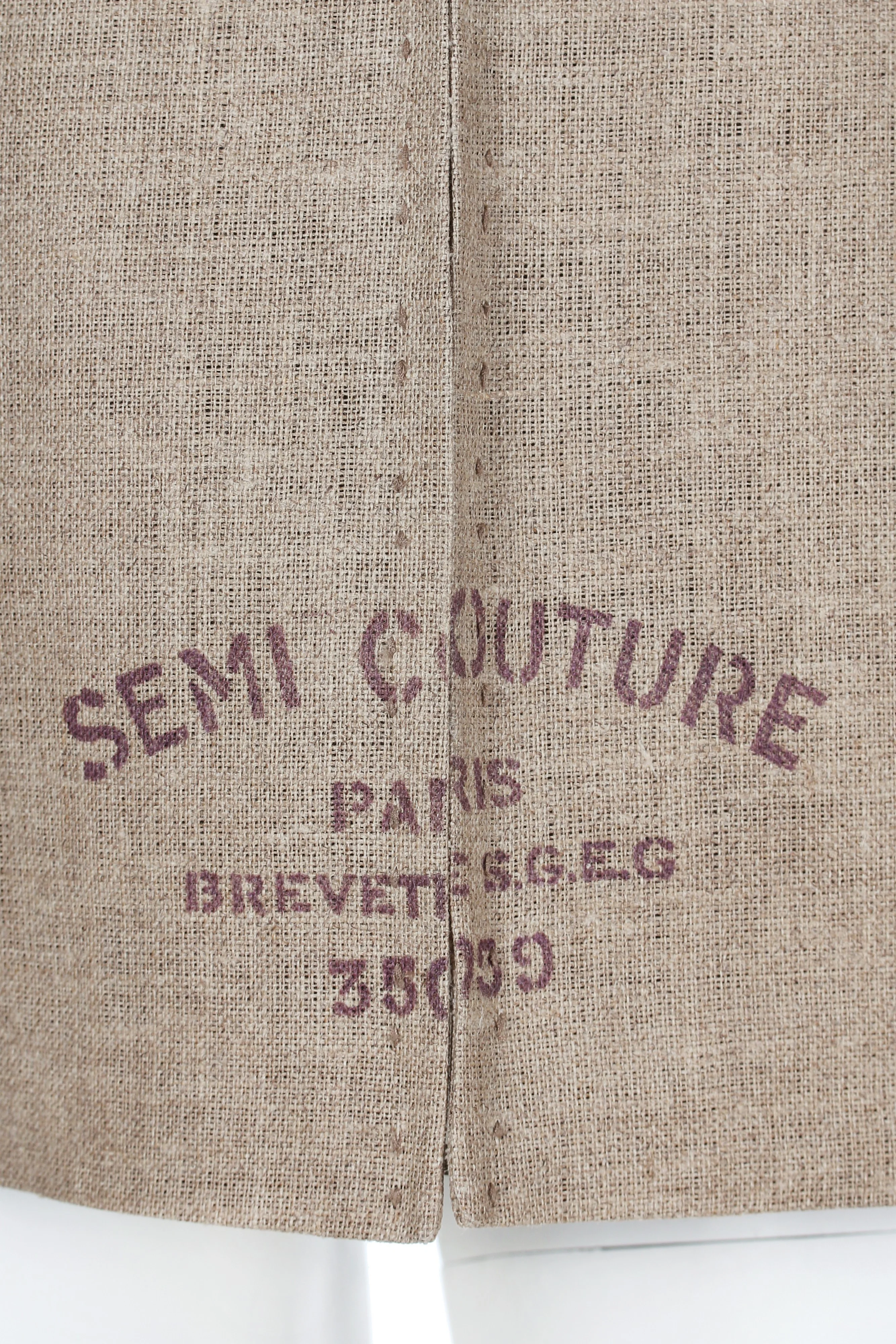 1997-1998 Fall Winter Martin Margiela 'Semi Couture' Linen Bodice - Image 10