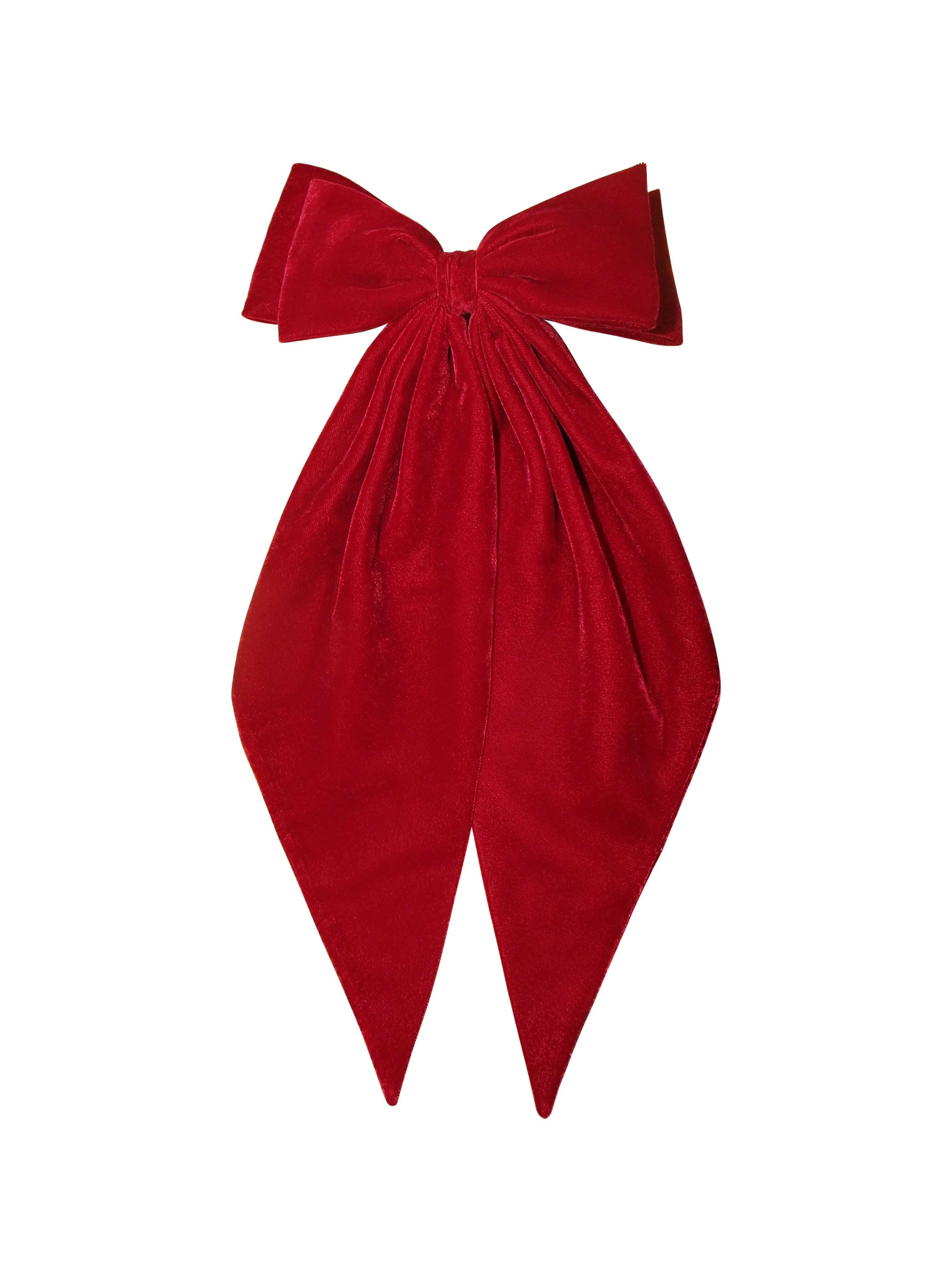 Annieās Red Velvet Bow