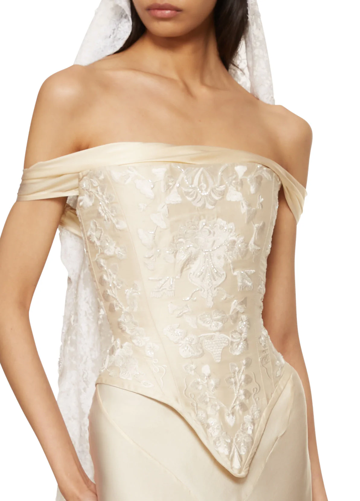 Aphrodite Corset - Pearl - Image 2