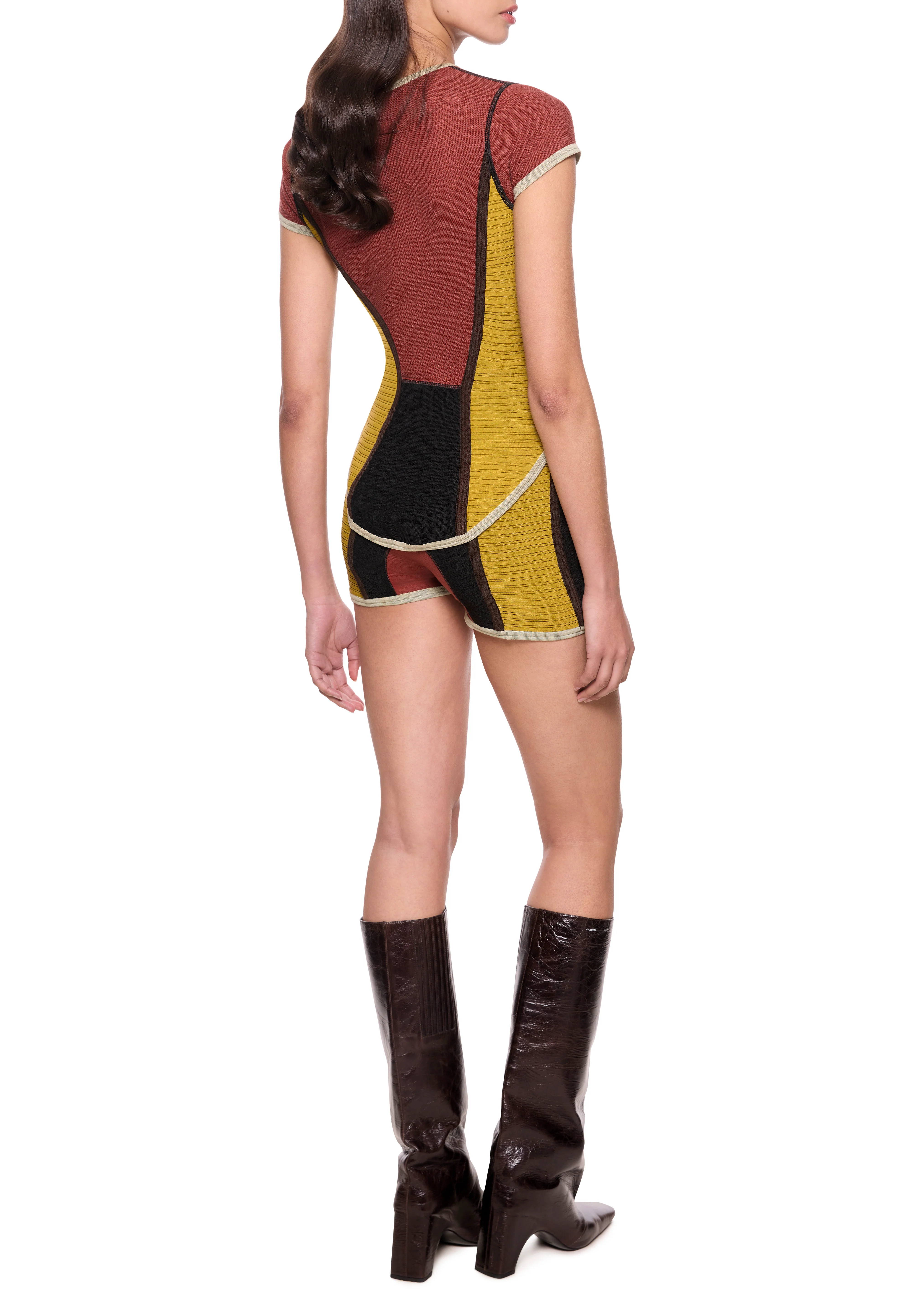 1980 - 1990s Jean Paul Gaultier Geometric Knitted Two-Piece - Image 4