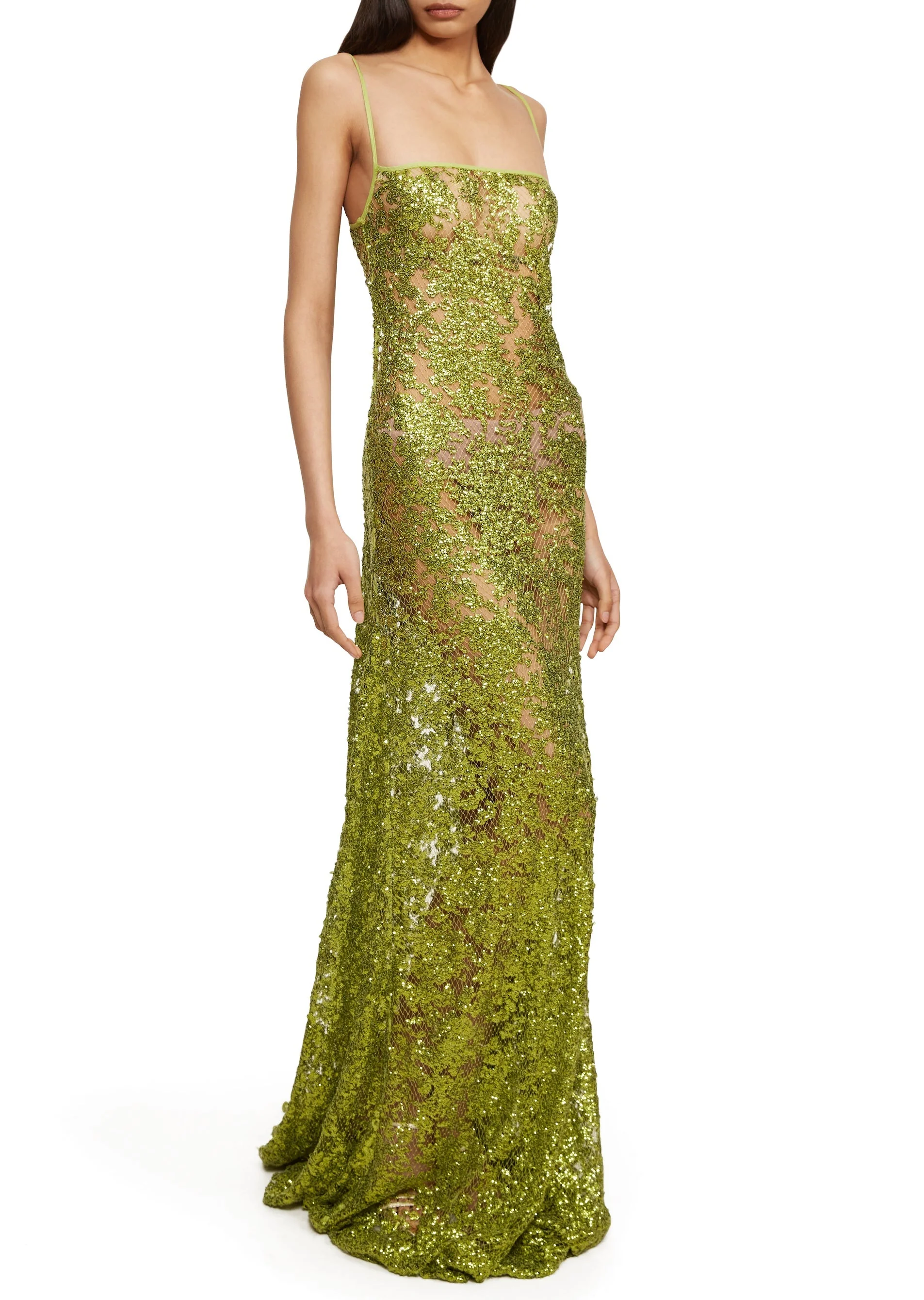 Coral Dress - Moss
