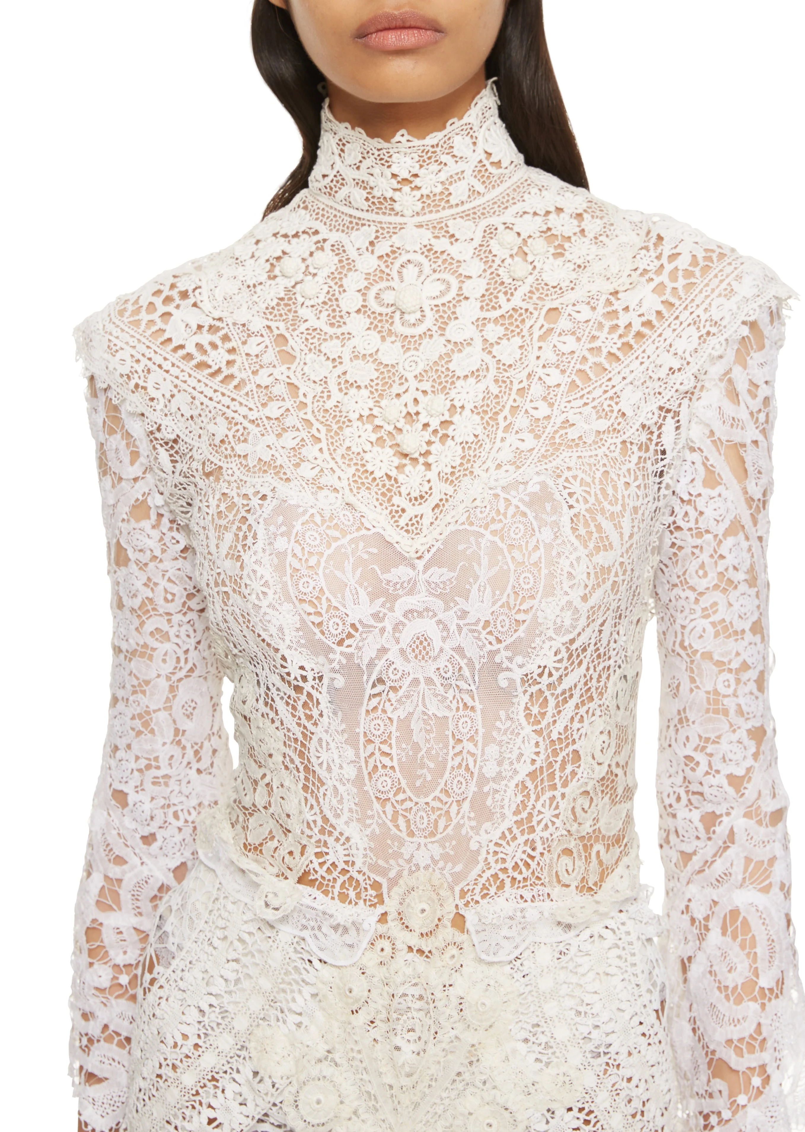 18th Century Lace Gown - Image 4