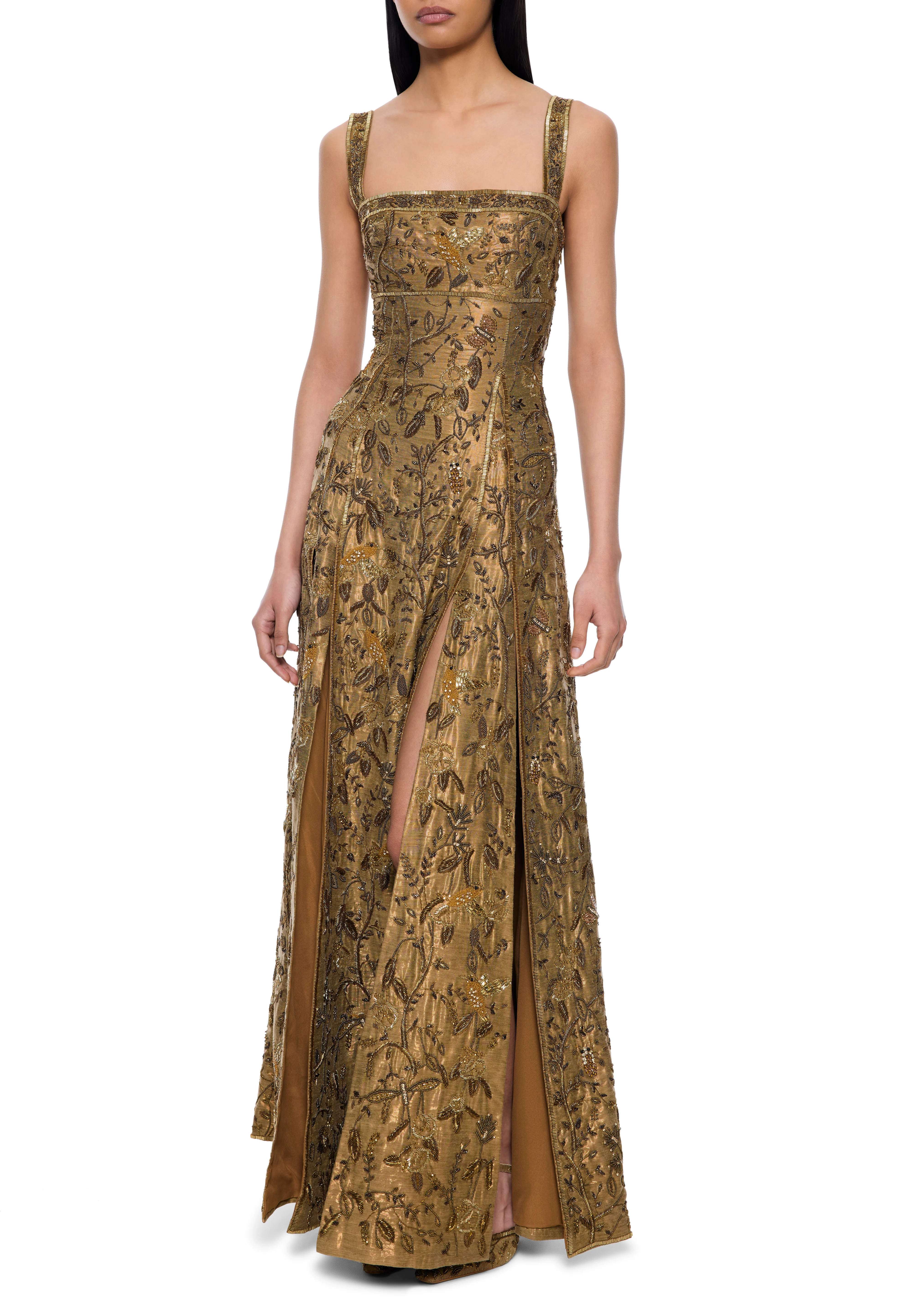 Honey Empire Gown