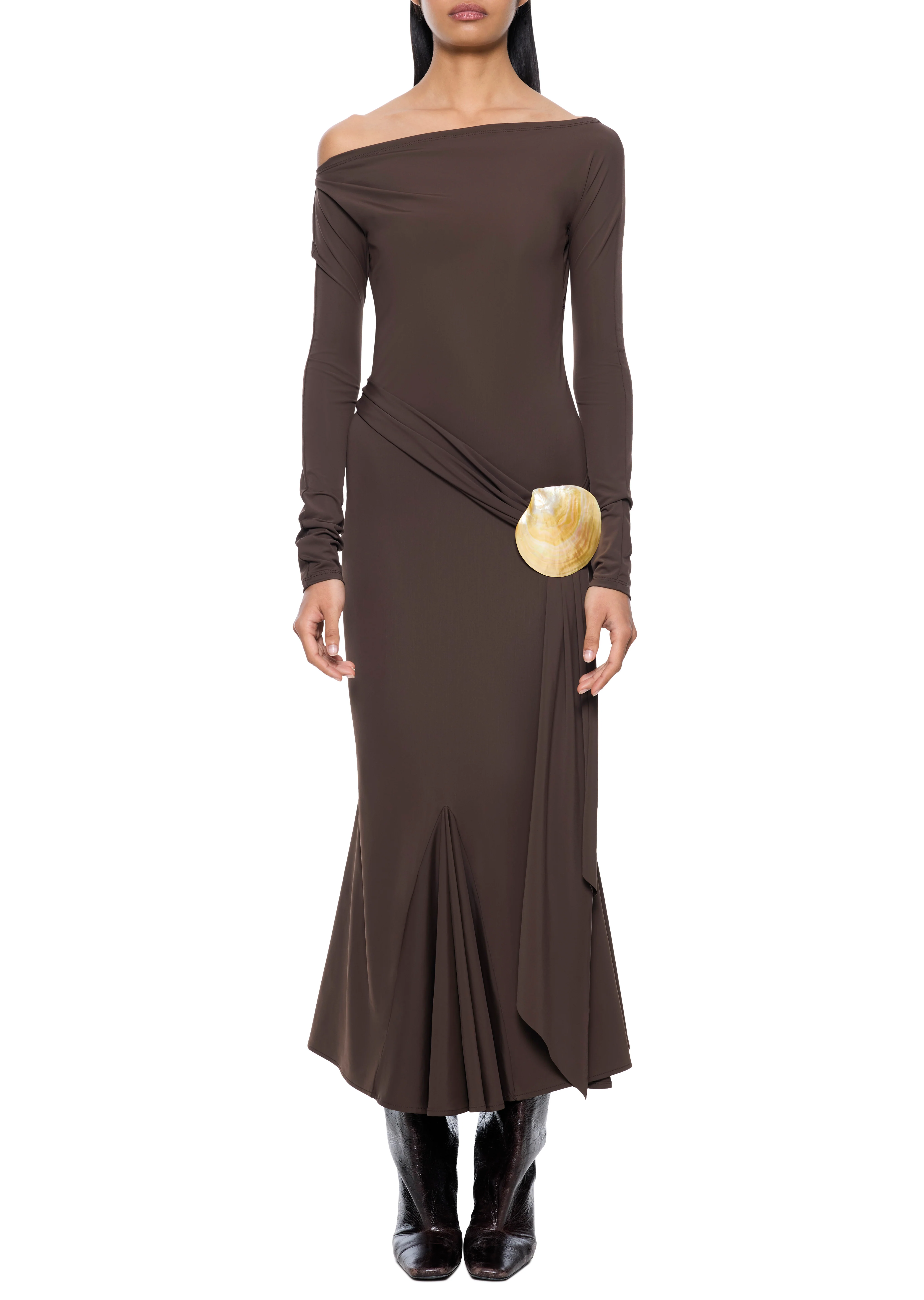 Shell Belt Dress