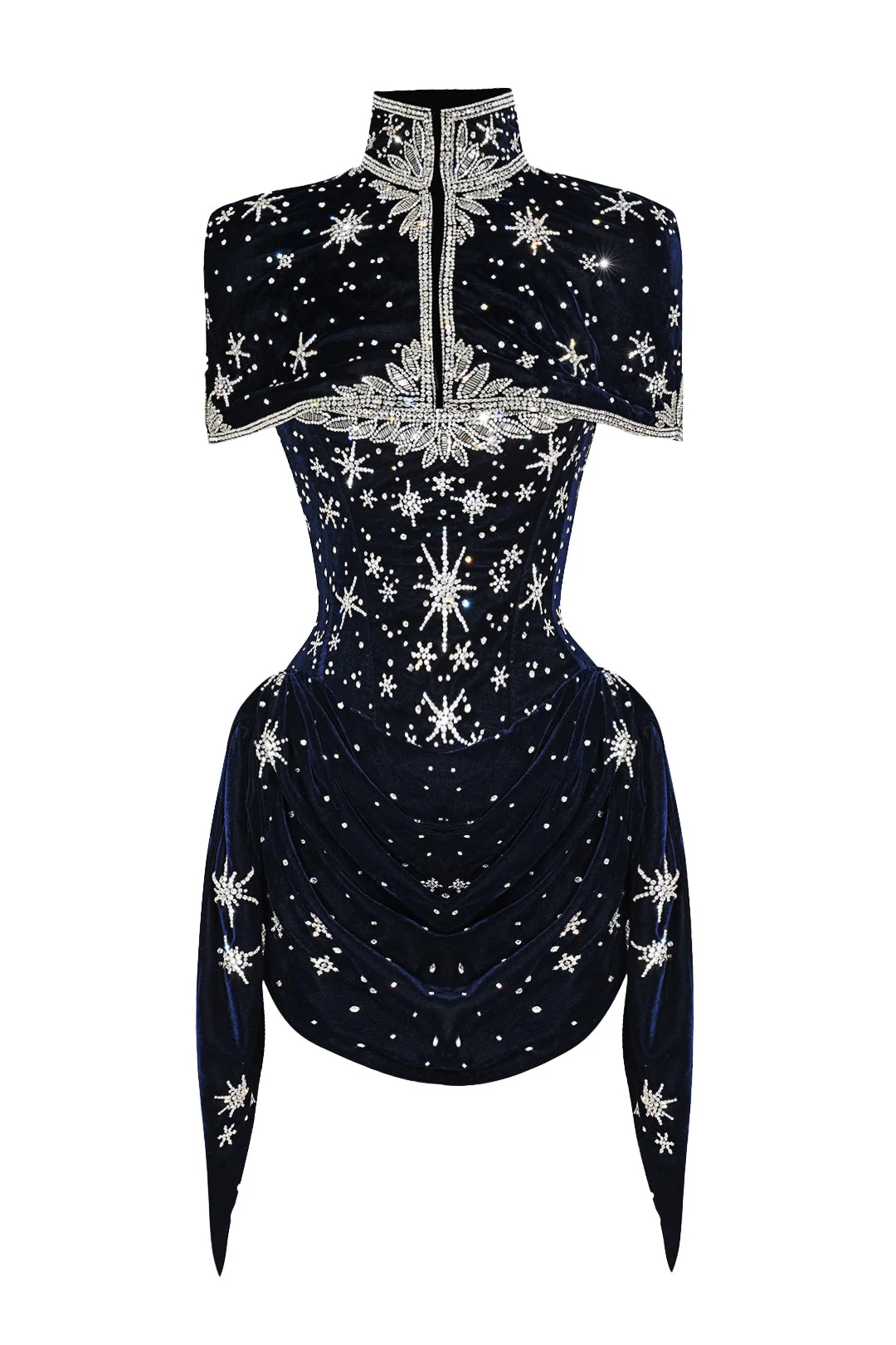 Stella Draped Mini Dress - Image 6